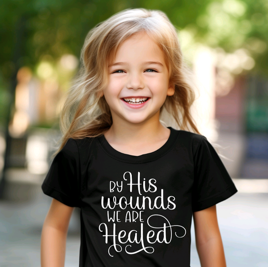 By His Wounds Youth Tee