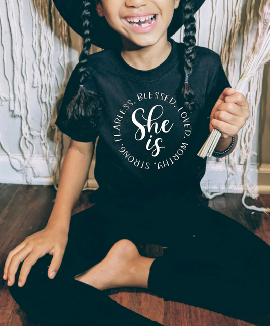 She is Fearless Youth Tee